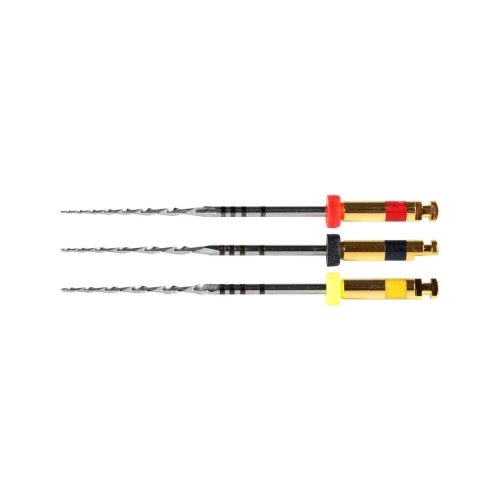 POLODENT RCP FILES 31mm R25 ROOD, R40 ZWART, R50 GEEL (6st)