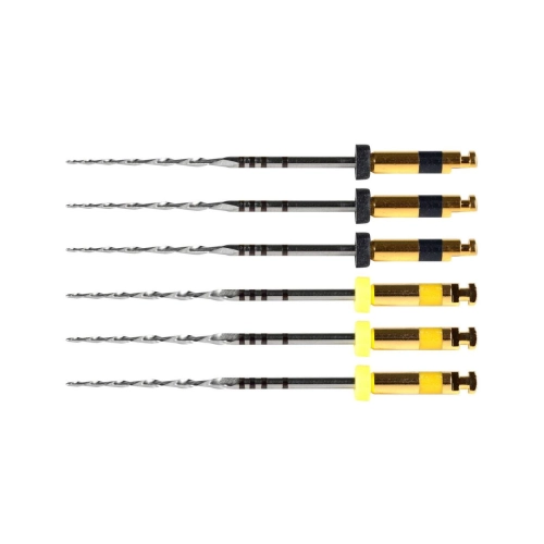 POLODENT RCP FILES 31mm R40 ZWART, R50 GEEL (6st)