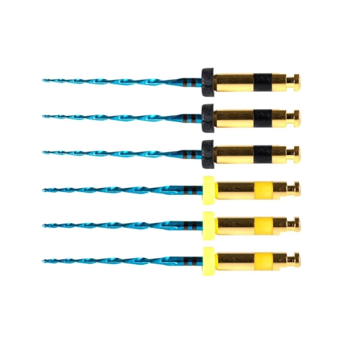 POLODENT RCP BLUE FILES 21mm R40 ZWART, R50 GEEL (6st)