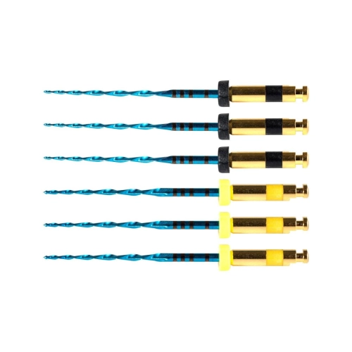 POLODENT RCP BLUE FILES 25mm R40 ZWART, R50 GEEL (6st)