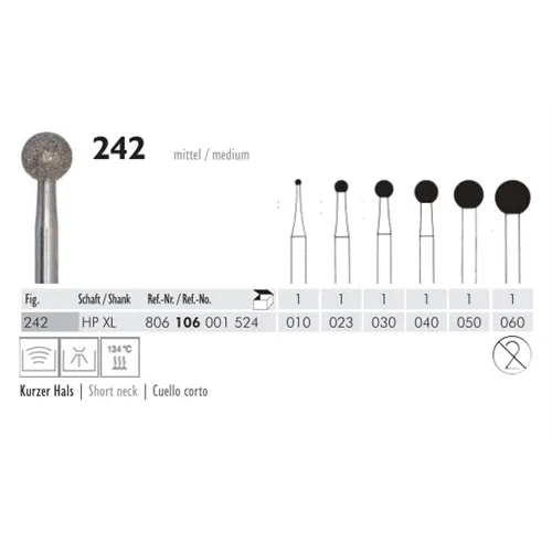 MEISINGER DIAMANTEN BOOR HP XL 242/023 70mm (1st)