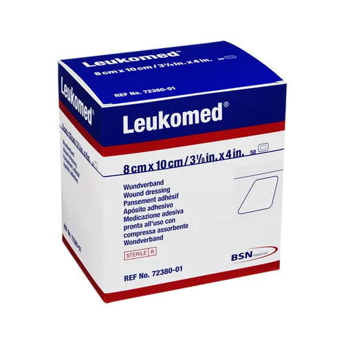 BSN LEUKOMED EILANDPLEISTER 8x10cm STERIEL (50st)