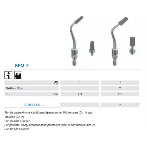 KOMET ULTRASOON TIP SFM7-1 PREMOLAREN