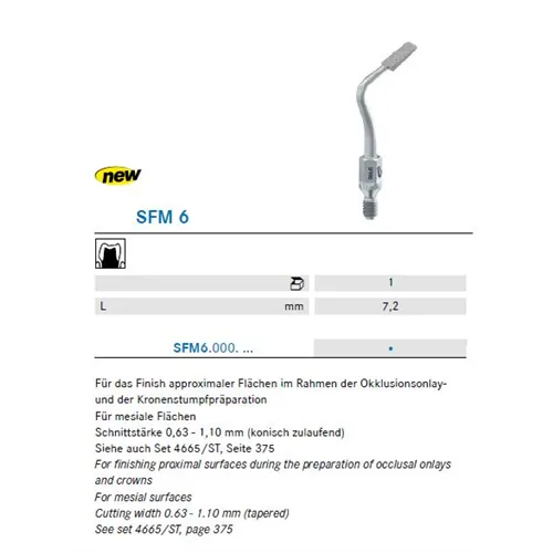 KOMET ULTRASOON TIP SFM6 INTERPROXIMAL