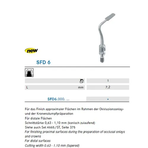 KOMET ULTRASOON TIP SFD6 INTERPROXIMAL