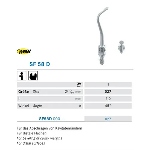 KOMET ULTRASOON TIP SF58D VOOR SONICFLEX