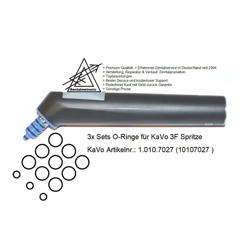 KAVO 3F-MEERFUNCTIESPUIT O-RING SET 1.010.7027