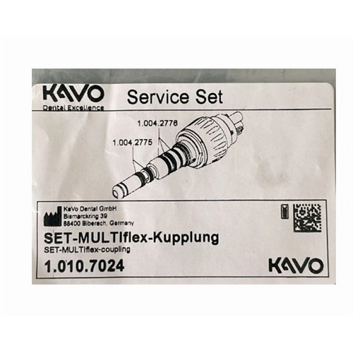 KAVO SET MULTIFLEX-KOPPELING O-RINGEN ZWART (5st)