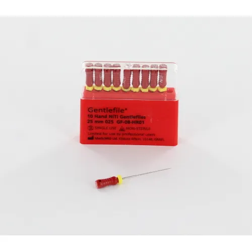 MEDIC NRG GENTLEFILE HANDVIJL ROOD 25mm NR.25 (50st)