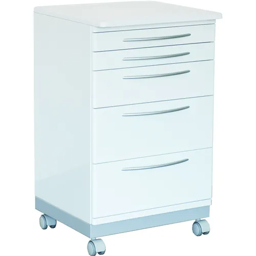 ZILFOR LADENKASTJE MET 5 LADEN EN KERAMISCH BOVENBLAD WIT INCLUSIEF 3 INZETTEN