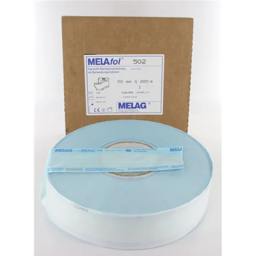 MELAG MELASEAL STERILISATIEZAKJES OP ROL 5cm (200mtr)