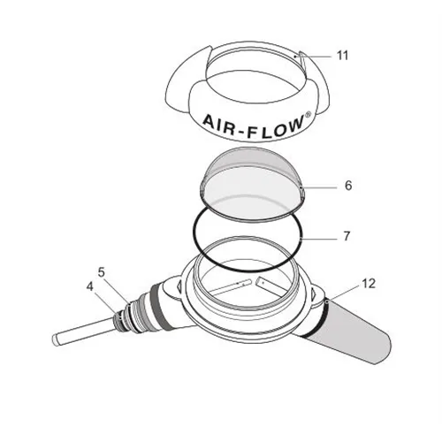 EMS AIRFLOW HANDY 2+ O-RING POEDERRESERVOIR NR.BC-141