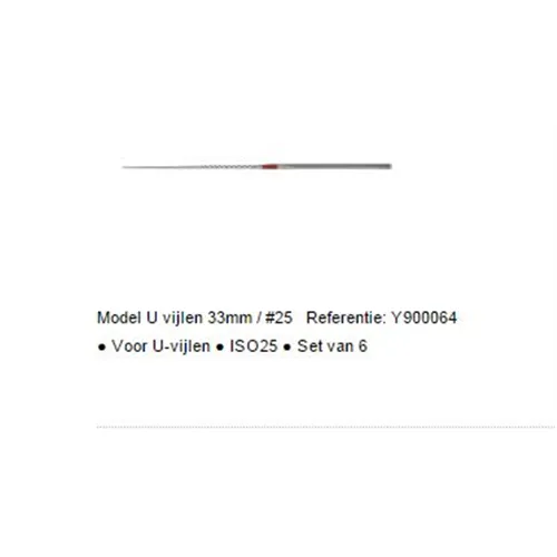 NSK VARIOS U-FILES 33mm NR.25 (6st)
