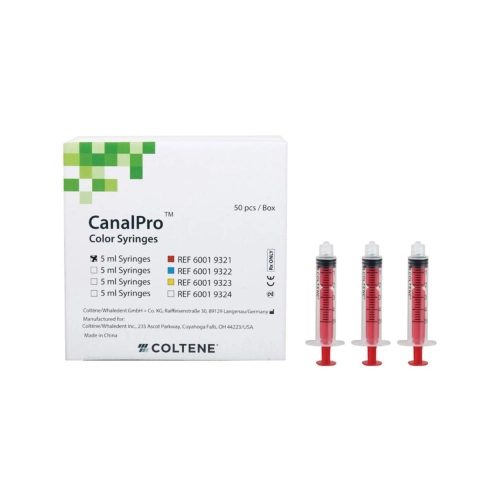 COLTENE ENDO CANALPRO COLOR SYRINGES RED (50x5ml)