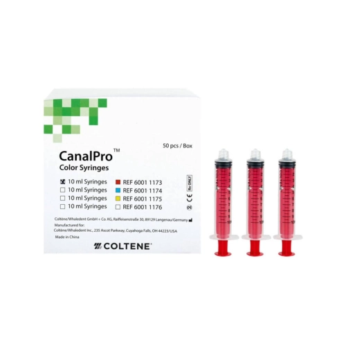 COLTENE ENDO CANALPRO COLOR SYRINGES RED (50x10ml)