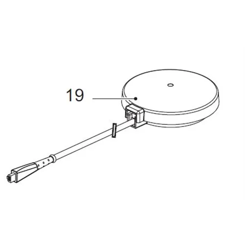 EMS MASTER 150/250 VOETPEDAAL ROND EK-128