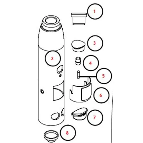 SATELEC MINI LED ORTHO 2 BUTTON NR 7 E05208