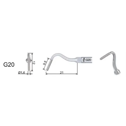WOODPECKER TIP G20 INLAY PREPARATION