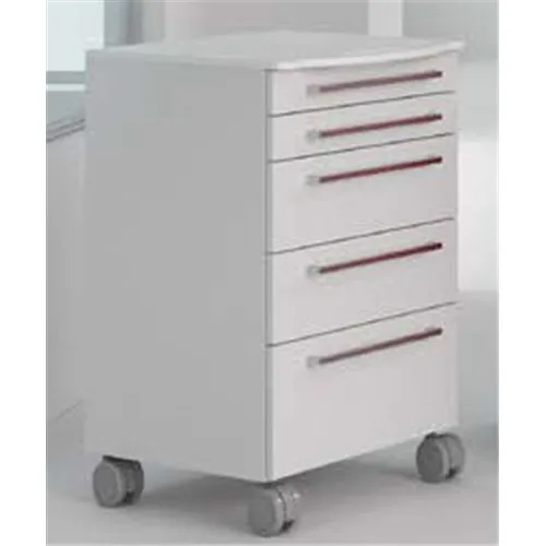 SOFT CLOSE LADENKASTJE MET 5 LADEN KLEUR WIT KERAMISCH BOVENBLAD (750x50x545mm)