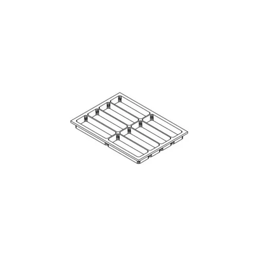 ZILFOR LADENINSERT 8-VAKS NR.BA-A08 (L45xB32xH3,7cm)
