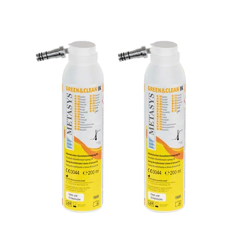 METASYS GREEN&CLEAN IK REINIGING + KOPPELING HAND- EN HOEKSTUKKEN (2x180ml)