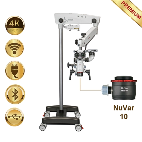 LABOMED PRIMA DNT MICROSCOOP PREMIUM incl. NUVAR 10 OBJECTIVE 