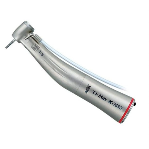 NSK TI-MAX HOEKSTUK XSG93 1:3 ROOD ZONDER LICHT IMPLANTOLOGIE REF C1007