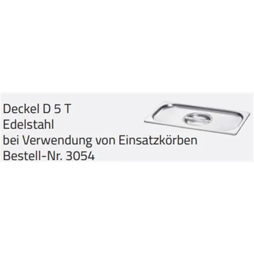 SONOREX RK-255/RK-255H DEKSEL NR.D5T