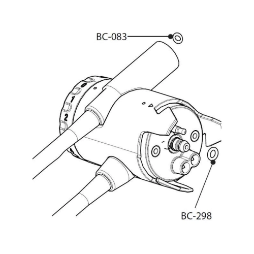 EMS AIRFLOW MASTER O-RING Ø1.50x1.00 TBV PIEZON LED SLANG (BC-083) NR.BC-1039 (1st)