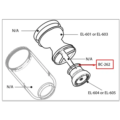 EMS PROPHYLAXIS MASTER POEDERRESERVOIR DOP O-RING NR.BC-262 (ø 26,5x 2,62)