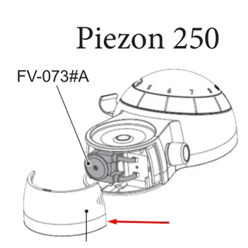EMS AFDEKKAP TBV ACHTERZIJDE PIEZON 250 EQ-241