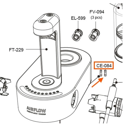 EMS ZEKERING 5x20mm T5A VOOR AIRFLOW MASTER / ONE (1st)