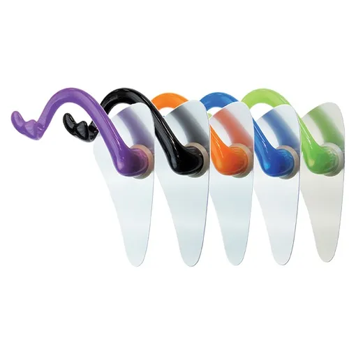 ULNA HYGIENISCHE DEURKLINK INITIAL SYSTEM ORANJE MET SIMPLE PLATES